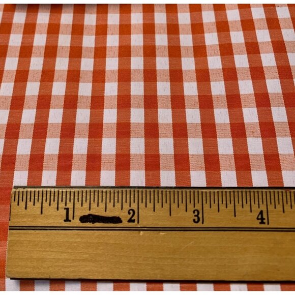 Red & White Gingham Cotton Fabric Fat Quarter 18"x22" Sewing Quilting Craft Proj - Picture 2 of 3